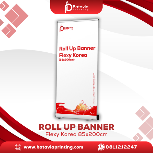 Roll Up Banner Flexy Korea 85x200cm