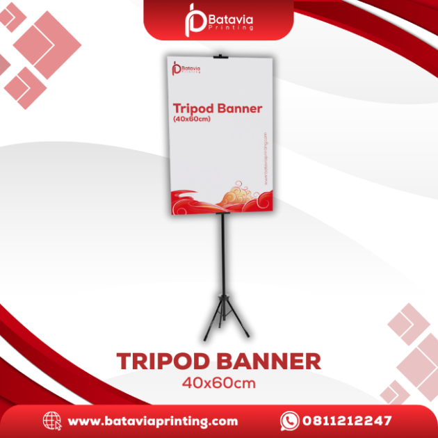 Tripod Banner 40x60cm
