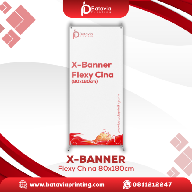X Banner Flexy China 80x180cm