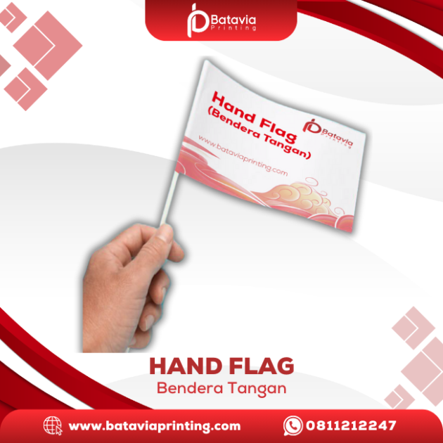 Bendera Tangan Custom
